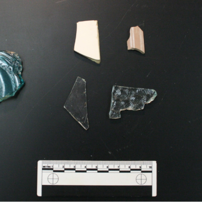 Historic glass and ceramics