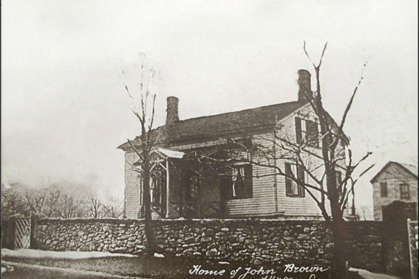 The John Brown House c. 1860’s (Summit County Historical Society)